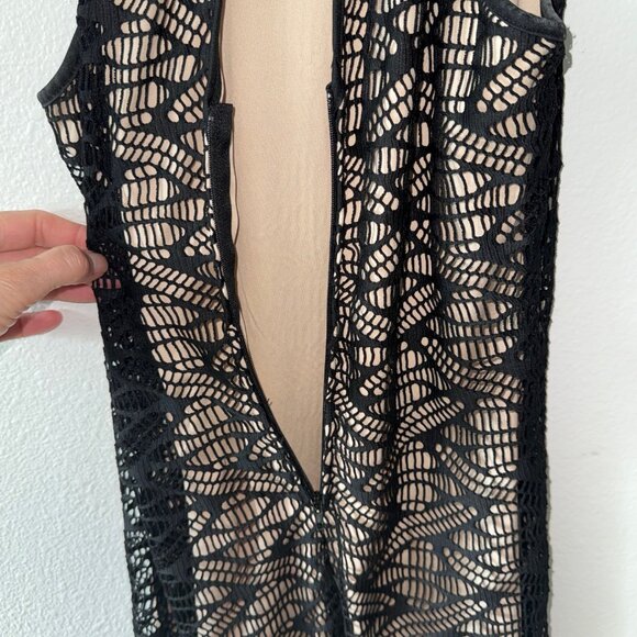 Emerald Sundae Little Black Dress Has Cutouts & Fringe‎ Fully Lined Size S - Picture 7 of 12